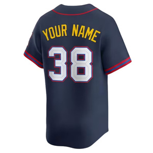 Maillot de baseball personnalisé de haute qualité avec logo, T-shirt premium avec nom d'équipe, sublimation douce, fabricant OEM, vêtements de sport unisexes - Product Image 3