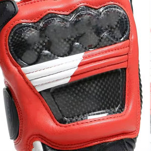 Gants de moto en cuir de haute qualité professionnels avec protection des articulations, matière respirante, idéaux pour les hommes - Product Image 5