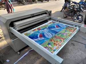 Máquina de Planchado Automática de Doble Cama con Rodamiento y Motor, Prensa Térmica para Sublimación de Hilos y Tejidos, Impresión Textil, 36x48 Pulgadas - Product Image 1