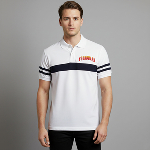 Camiseta con Logotipo Personalizado, Manga Corta, Corte Ajustado, Ecológica, Servicio OEM ODM, Nueva Moda, Transpirable, de Algodón para Hombre - Product Image 1