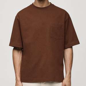 T-shirt en coton 100% avec logo brodé personnalisé, manches courtes, t-shirts d'été pour hommes, t-shirt jersey personnalisé, surdimensionné - Product Image 3