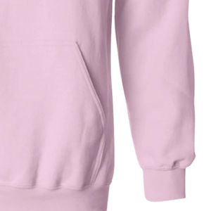 Sudadera con Capucha Rosa con Estampado Gráfico, Sudadera de Felpa Suave de Manga Larga, Top con Capucha Informal, Ropa de Calle a la Moda, Sudadera Cálida para Mujer - Product Image 2