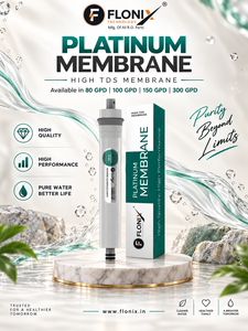 Cartucho de Filtro de Membrana de Ósmosis Inversa Platinum de 50 GPD para Purificación de Agua con Alto TDS, para Hogar y Hotel - Product Image 3