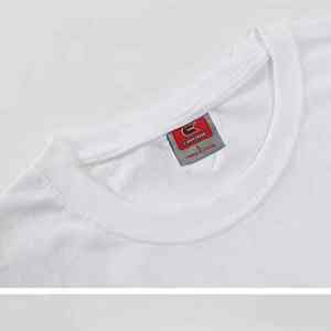 เสื้อยืดคอกลมแขนสั้นผ้าฝ้าย 100% สีขาวเรียบสำหรับผู้ชาย พิมพ์ลายตามสั่ง เหมาะสำหรับแคมเปญหาเสียง - Product Image 3