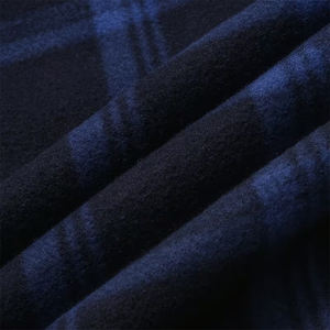 Chaqueta de Franela con Capucha para Hombre, de Buena Calidad, Corte Regular, con Bolsillos, Ecológica, para Invierno, en Azul y Negro, Cómoda y Lisa, para Jóvenes - Product Image 6