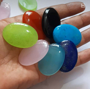 Top Quality Pear Shape <b>Amethyst</b> 16 mm Loose Cabochon Gems for Classical Jewelry - Product Image 2