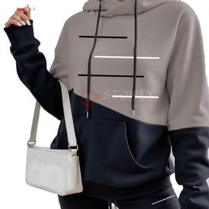 Venta Directa de Fábrica, Precios Bajos, Sudadera con Capucha Extra Grande para Mujer, Informal, 100% Algodón, Personalizable, Tallas Grandes, Sudadera con Capucha de Moda - Product Image 1