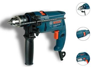 Taladro percutor con cable GSB 550 Freedom Kit con mandril ergonómico de agarre suave, diseñado para perforar en ladrillo, hormigón y piedra. - Product Image 2