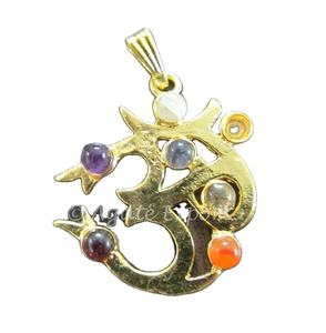 Om Chakra Pendentifs En Gros Chakra Pendentifs En Métal Feng Shui Guérison Chakra Produit - Product Image 1