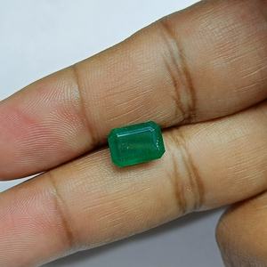 Esmeralda Octogonal Verde de 3.65 Quilates de Zambia, Gema Suelta ETiS-308 - Product Image 1