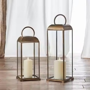 Farol de Metal de Diseño, Portavelas Decorativo Premium para Hogar de Lujo, Bodas, Restaurantes, Hoteles, Jardín, Exteriores - Product Image 2