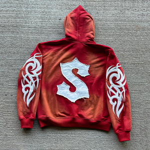 Nouvel Arrivage – Sweat à Capuche Oversize OEM en Coton Lourd 100% Délavé à l'Acide, Qualité Supérieure, Effet Vieilli, Personnalisable, Style Streetwear - Product Image 4