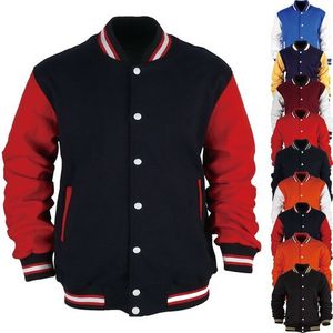 <b>Men</b> Varsity Jacket In Solid Color 100% Wool Material Made <b>Men</b> Varsity Jacket In Different Sizes - Product Image 3