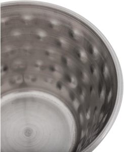 Qualité Supérieure Reine International Sale Plat Ovale en Acier Inoxydable Martelé Design Contemporain Compatible Lave-Vaisselle pour Condiments En Stock - Product Image 3