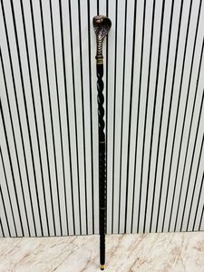 Bastón de paseo con cabeza de cobra tallada y pulida a mano |   Adorno de pared de madera de haya original, plegable en 3 partes, para San Valentín y Pascua - Product Image 2