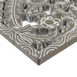 Panneau mural en bois sculpté au design antique, finition parfaite et taille standard. - Product Image 3