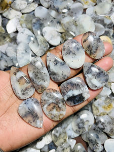 ASHU GEMS - Cabujón de Ágata Dendrítica 100% Natural Hecho a Mano de Alta Calidad, Piedra Preciosa Suelta de Rajasthan, Forma Mixta, Tamaño Personalizable - Product Image 2