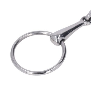 Bocado de Acero Inoxidable para Caballo, Duradero, Resistente a la Corrosión, Diseño de Eslabones Sueltos, Eslabones Articulados Flexibles - Product Image 3