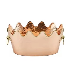 Latest Design Metal Ice Beverage Tub Stainless Steel Party Cooler <b>Bucket</b> Wine Beer Chiller Tub Event Use - Product Image 1