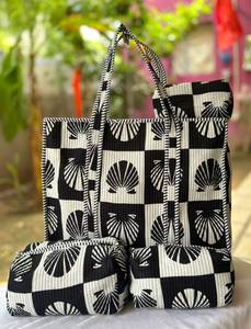 Juego de Bolsas de Viaje Acolchadas de Algodón Premium, Gran Capacidad, con Cierre, para Regalos, Almacenamiento, Exportación Global, Fabricación y Suministro - Product Image 3