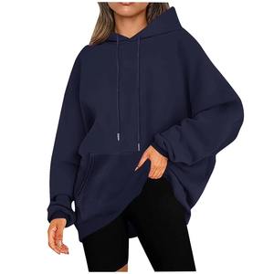 Sudadera con Capucha Extra Grande para Mujer, Personalizable con Logotipo, Estilo Casual, 100% Algodón Felpa, 320gsm, OEM, ODM, Venta al Por Mayor - Product Image 4