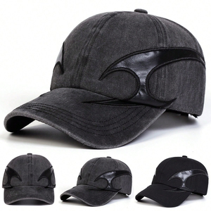 หมวกเบสบอลเดนิมแบบปรับได้ หมวกผ้าฝ้ายสไตล์ลำลองวินเทจ หมวกยูนิเซ็กซ์ หมวกปักโลโก้ตามสั่ง - Product Image 3