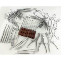 Ensemble d'instruments chirurgicaux pour laminectomie, 47 pièces, kit d'instruments orthopédiques pour chirurgie de la colonne vertébrale, outils de décompression lombaire.
