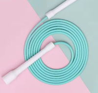 Cuerda de Saltar Ajustable con Peso y Mango de ABS, 2.5 Metros de Longitud, para Ejercicio en Casa, Equipo de Fitness Unisex