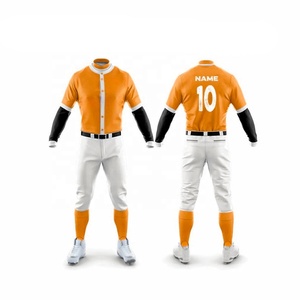 Gran oferta, diseño superior, venta al por mayor, conjuntos de uniformes de béisbol transpirables, sublimación personalizada, impresión Digital, camiseta en blanco - Product Image 5