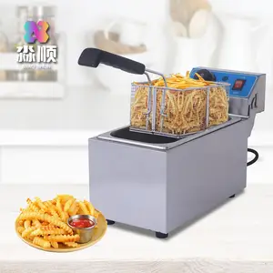 Factory Direct Kitchen Equipment 6l Electric Deep Fryer Potato Chip Commercial Fry Machine