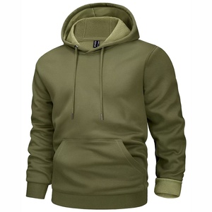 Sudadera con Capucha Personalizada con Logotipo Bordado, Tejido Grueso de 280 g/m², 100% Algodón, Resistente al Viento, Transpirable, Unisex, Ropa Urbana de Invierno - Product Image 1