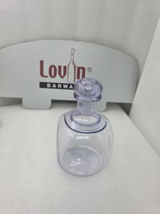 Clear Glass Liquor Decanter Bottle Drinking Vessel with <b>Stopper</b> for Bar Cocktail Party Decor - Product Image 3