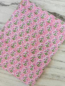 Wholesale Indian Handmade Cotton Fabric Jaipur Sanganeri Hand <b>Block</b> <b>Printed</b> Fabric Raw Material Dress Making Material Fabric - Product Image 2