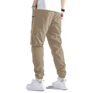 Pantalon cargo jogger pour homme, taille élastique, style utilitaire, sport et décontracté, coupe ample tendance, streetwear, pour la mode moderne - Product Image 3