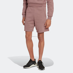 <b>Men</b> Mauve Fleece <b>Shorts</b> Soft Elastic Waist Casual Comfortable <b>Loungewear</b> Summer Gym Training Athletic Wear - Product Image 1