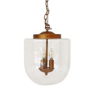 Lampada a Sospensione in Vetro Grezzo e Trasparente For Delphi, Elegante Lampadario o Luce Pendente - Product Image 5