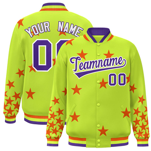 Manufacturer direct sale casual university winter sports jacket high quality wool customizable baseball design zipp - Product Image 6