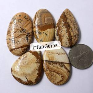 Véritable image Jasper Gemstone Mix Shape Customized Size Loose Picture Jasper Cabochon Best For Making Jewelry Stone Jasper - Product Image 5