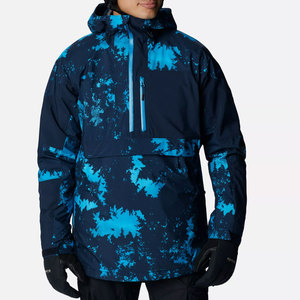 Veste de ski à capuche légère et respirante de style nouveau avec logo sur le devant, tissu en nylon/polyester pour les sports d'hiver - Product Image 1