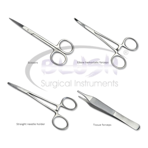 7 Pcs Innovamed's Highest Quality Surgical Dissecting Kits Manual Reusable Stainless Steel Made CE Certified By <b>Blush</b> Surgical - Product Image 5