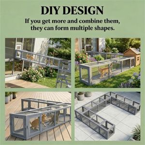 Tunnel Giocattolo in Legno Grigio Scuro per Gatti, Accessorio Premium per Gabbie - Product Image 3