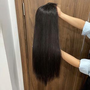 PRIX DE GROS : Perruque longue naturelle droite de 20 pouces, extensions de cheveux humains 100% vietnamiens, prête à être expédiée - Product Image 2