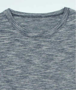 Camiseta de Algodón a Rayas Sublimada Transpirable de Lujo con Cuello Redondo para Hombre, Estilo Casual, Venta al por Mayor 2026 - Product Image 4