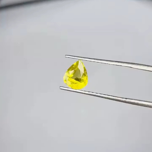 Zafiro Amarillo Natural de Grado AAA, Corte Pera, 1.44ct, Certificado IGI para Joyería - Product Image 1