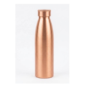 Handmade Pure <b>Copper</b> Water <b>Bottle</b> Direct <b>Drinking</b> Leak Proof Yoga & Ayurvedic Water <b>Bottle</b> Lid Boiling Water Applicable <b>Bottle</b> - Product Image 2