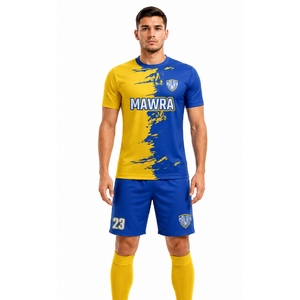 Wholesale Custom Soccer Uniforms Men Professional Team Sport Jersey Breathable Moisture Wicking Athletic Match <b>Kit</b> High Quality - Product Image 1