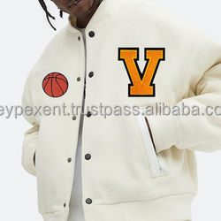 เสื้อแจ็กเก็ตเลตเตอร์แมนสำหรับผู้ชายเสื้อเบสบอลเสื้อโค้ทแนวสตรีทสำหรับทีมมหาวิทยาลัยแจ็กเก็ตลำลองขนาดพิเศษปักลาย2025ตามสั่ง - Product Image 5