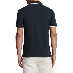 Camiseta Clásica para Hombre de Alta Demanda con Logotipo Personalizado Bordado, Transpirable, de Algodón Piqué, de Secado Rápido y Manga Corta - Product Image 2