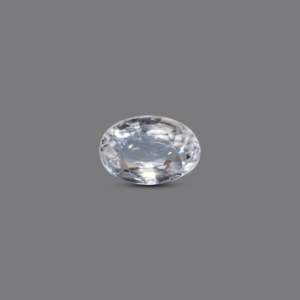 High Quality 4.1 Carat White Zircon Loose Gemstone for Fine Jewelry - Product Image 1