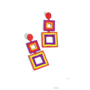 Pendientes de Cuentas Bordadas a Mano, Diseño Personalizado, Ligeros, de la Mejor Calidad, para Fiestas, Regalo de Navidad - Product Image 2